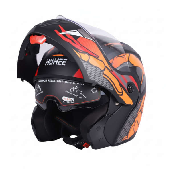 HOHEE PROX Flip Up Dual Visor Helmet