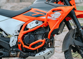 KTM 390 Enduro R Defender Crash Guard Orange