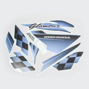 Sticker Set for Glamour Blue