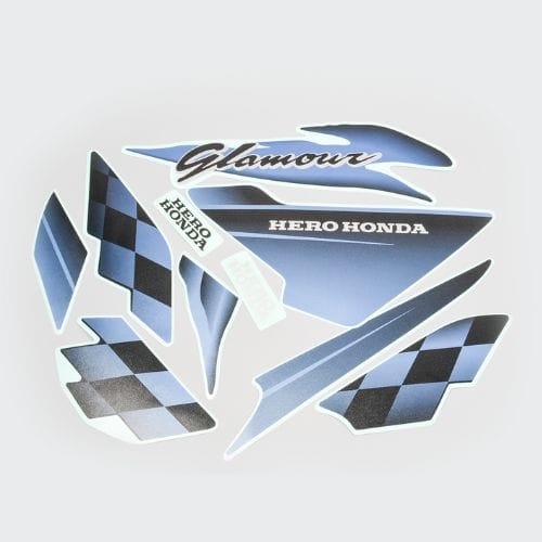 Sticker Set for Glamour Blue