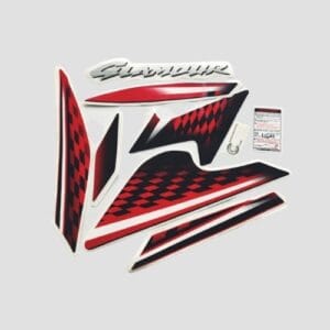 Sticker Set for Glamour 125 Red (NAJ1733)