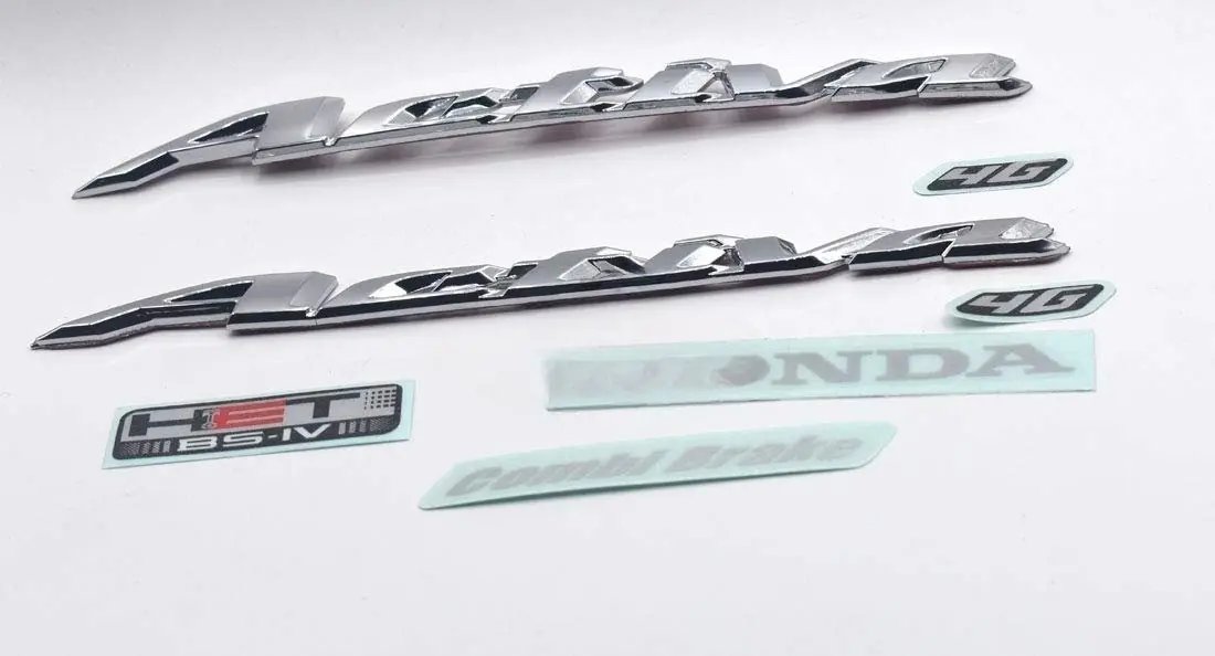 Sticker Monogram Emblem Set Honda Activa 4g