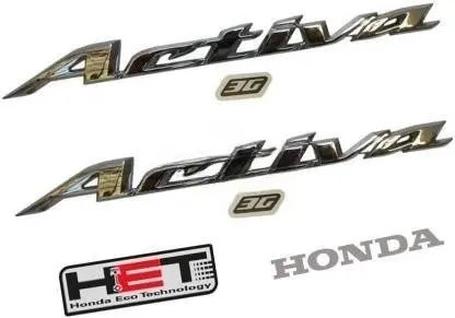 Sticker Monogram emblem Set honda Activa 3g