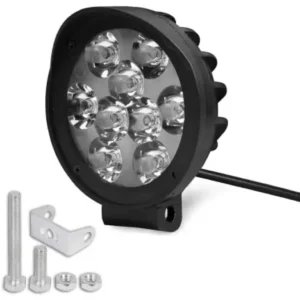 Fog Lamp Round 9 Led/cap Type For Bikes & Scooters