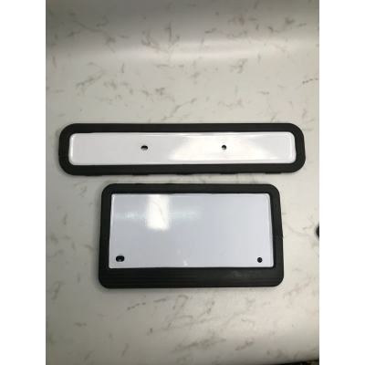 Premium Number Plate Protector Cover Carbon Fibre