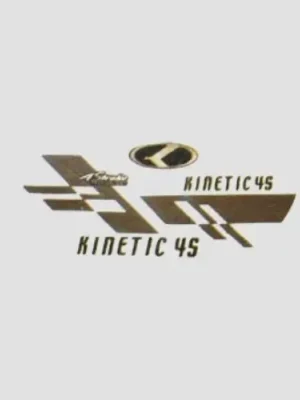 Sticker Set Kinetic 4s whi Shield blk product image