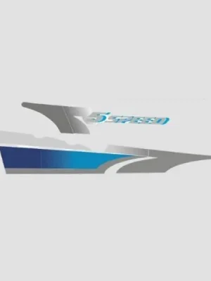 Sticker Set â5âspeed Rx135 blk Tank product image