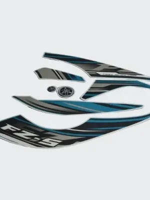 Sticker Set Fzs T10 blue Tank