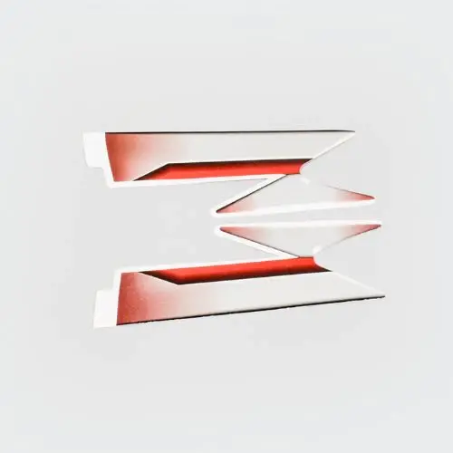 Sticker Hlfiring Red Slvr Ct100dlx 2006 red Tank product image