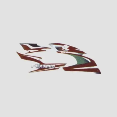 Sticker Set Platina blk Tank maroon product image