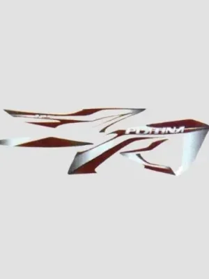 Sticker Set Platina 125 N m blk Tank maroon product image