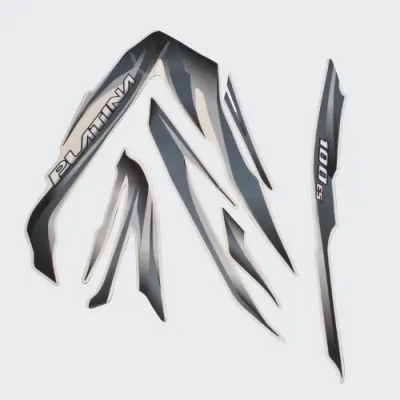Sticker Set Platina 100 es blk Tank Grey product image