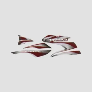 Sticker Set Platina 125 blk Tank maroon product image