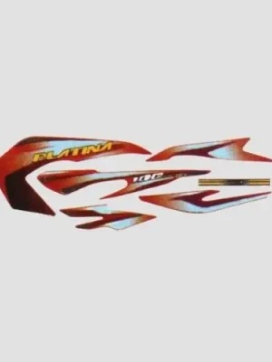 Sticker Set Platina 100 Comfortec T2 Led red Tank product image