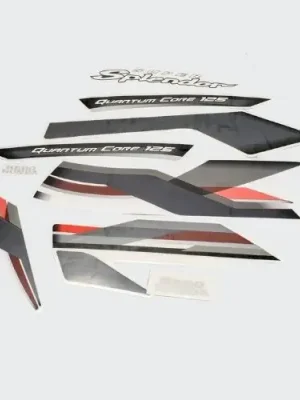 Sticker Set Super Splendor aw blk Tank red product image