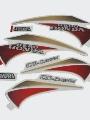 Sticker Set Dawn blk Tank red product image