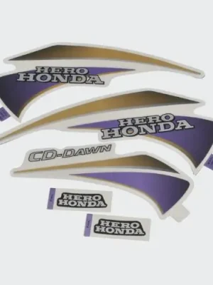 Sticker Set Dawn blk Tank prpl product image