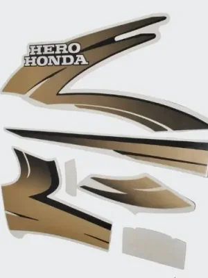 Sticker Set Passion Plus maroon Tank golden product image