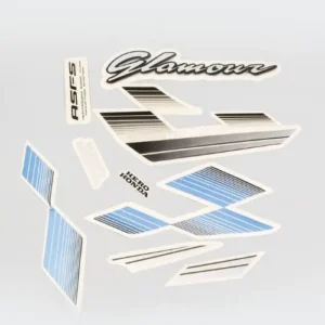 Sticker Set Glamour T3 blk Tank blue product image