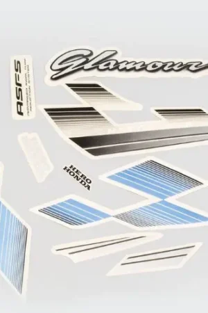 NAJ0562 Sticker Set Glamour T3 blk Tank blue product image