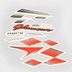 Sticker Set Glamour T3 blk Tank red product image