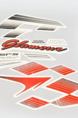 NAJ0563 Sticker Set Glamour T3 blk Tank red product image