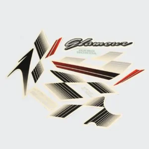 Sticker Set Glamour T3 slvr Tank blk product image