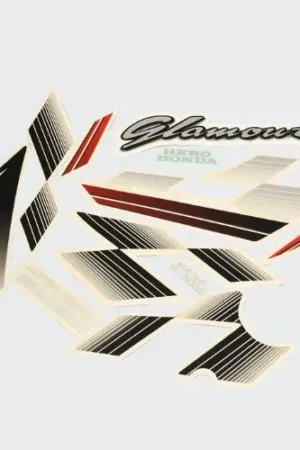 NAJ0565 Sticker Set Glamour T3 slvr Tank blk product image