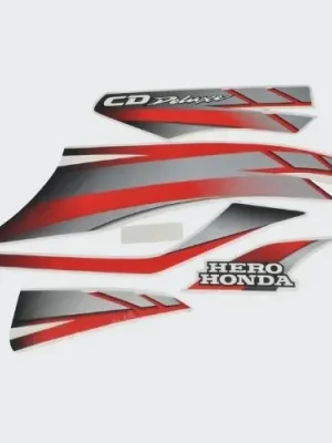 Sticker Set Cd deluxe T4 blk Tank red product image