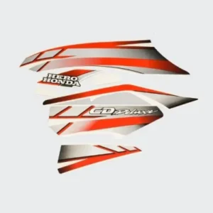 Sticker Set Cd deluxe T4 slvr Tank red product image