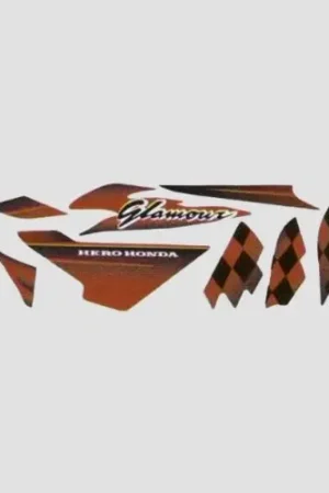 NAJ0935 Sticker Set Glamour N m blk Tank red product image