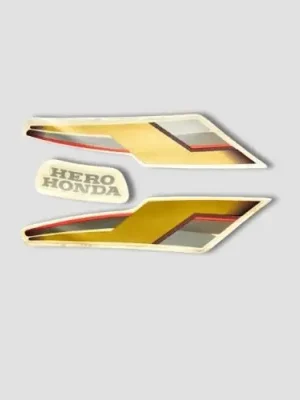 Sticker Hlfiring Super Splendor aw wine Red Tank gold product image