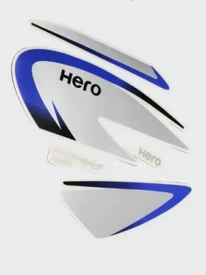 Sticker Set Hero Splendor Plus blk Tank blue product image