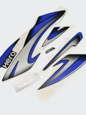 Sticker Set Hero Splendor Plus N m blk Tank blue product image