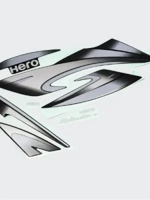 Sticker Set Hero Splendor Plus N m blk Tank grey product image