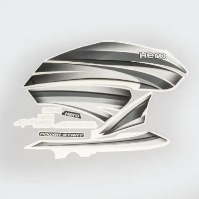 Sticker Set Hero Splendor Pro blk Tank grey product image