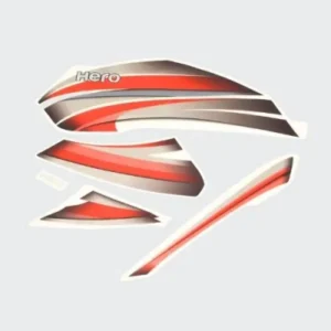 Sticker Set Hero Splendor Pro maroon Tank red product image