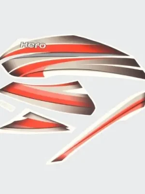 Sticker Set Hero Splendor Pro maroon Tank red product image