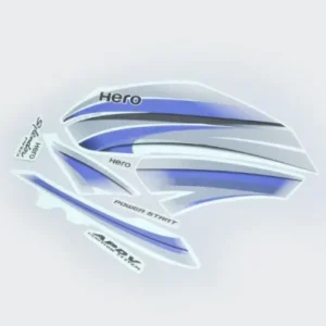 Sticker Set Hero Splendor Pro slvr Tank blue product image