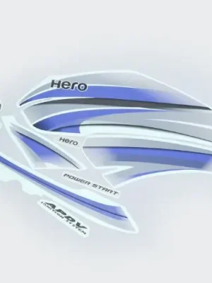 Sticker Set Hero Splendor Pro slvr Tank blue product image