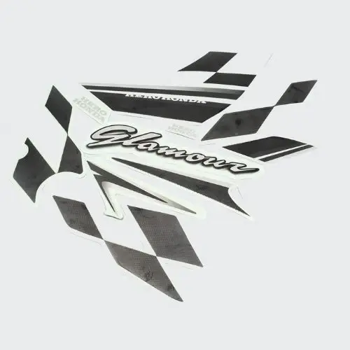 Sticker Set Glamour T4 silve Tank blk product image