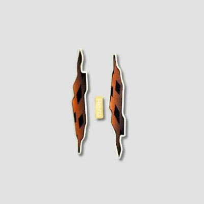 Sticker Hlfiring Hero Glamour T5 blk Tank orng product image