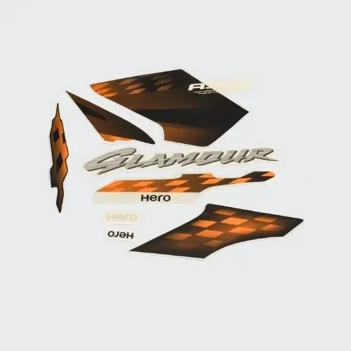 Sticker Set Hero Glamour T5 blk Tank orng product image
