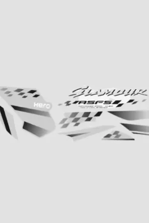 NAJ1406 Sticker Set Glamour T6 slvr Tank product image