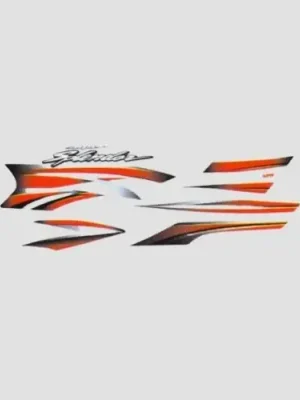 Sticker Set Hero Super Splendor T5 blk Tank red product image