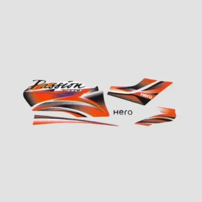 Sticker Set Passion Pro T4 blk Tank red product image