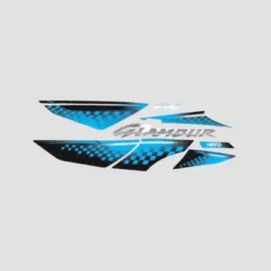 Sticker Set Glamour T7 blk Tank blue product image