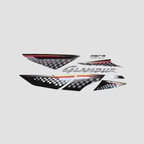 Sticker Set Glamour T7 blk Tank grey product image