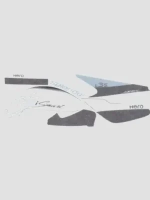 Sticker Set Hero Splendor I smart grey Tank product image