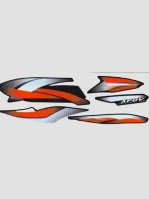 Sticker Set Hero Splendor Pro T3 blk Tank red product image